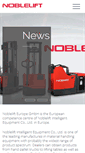 Mobile Screenshot of noblelifteurope.com